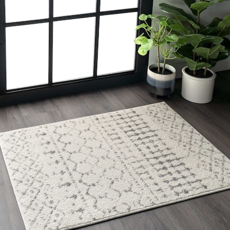 nuLOOM Moroccan Blythe Area Rug - 3' x 5' Gray